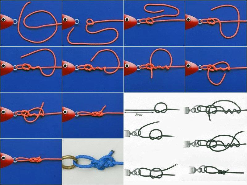 Рыболовные узлы для плетенки: как связать между собой, способы привязать поводок, леску