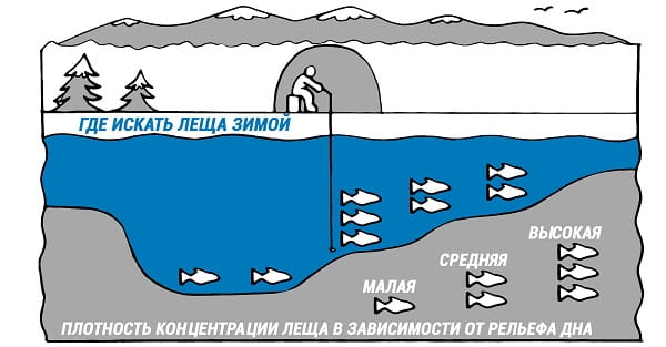 Карта где клюет рыба