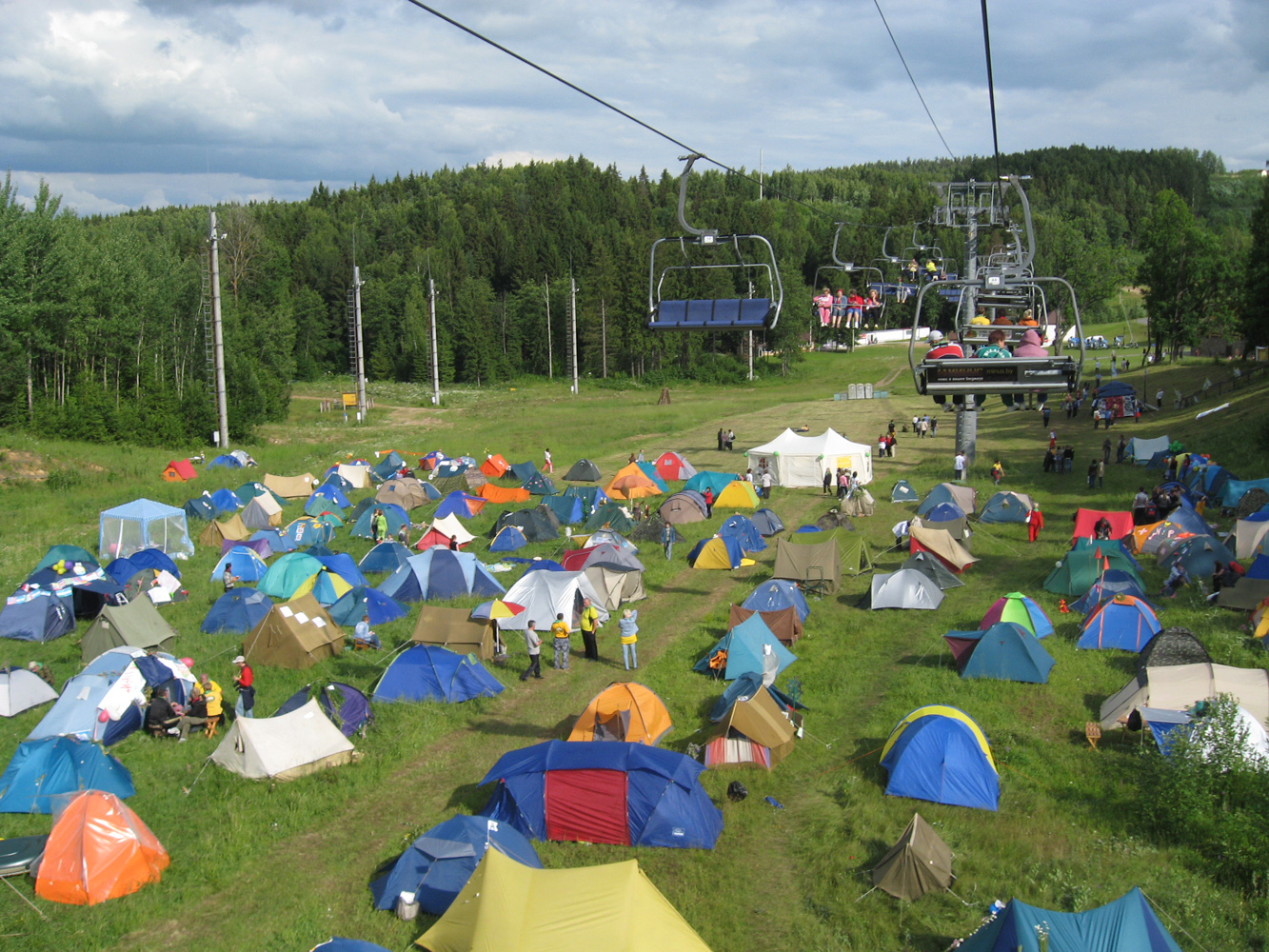 Пятьдесят мест  для отдыха с палаткой и без в беларуси