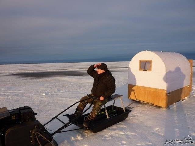 Передвижной домик рыбака для зимнего подледного лова