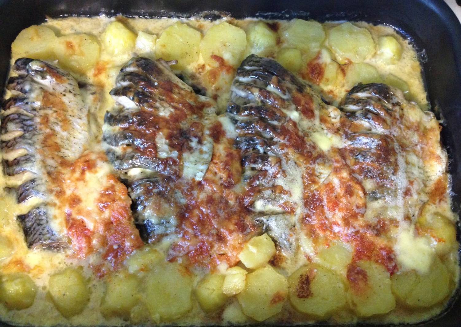 Картошка с морским языком в духовке рецепт с фото