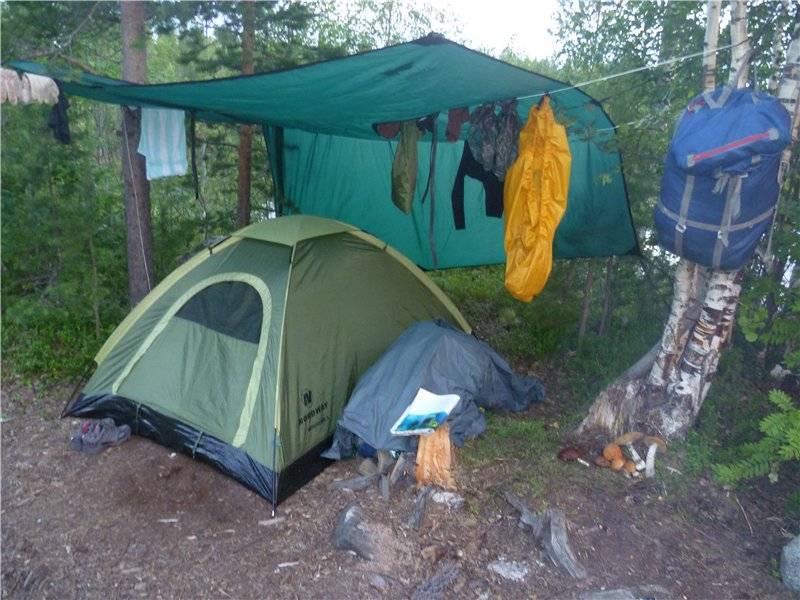 Отдых с палатками на Оке — места для палаток, карта