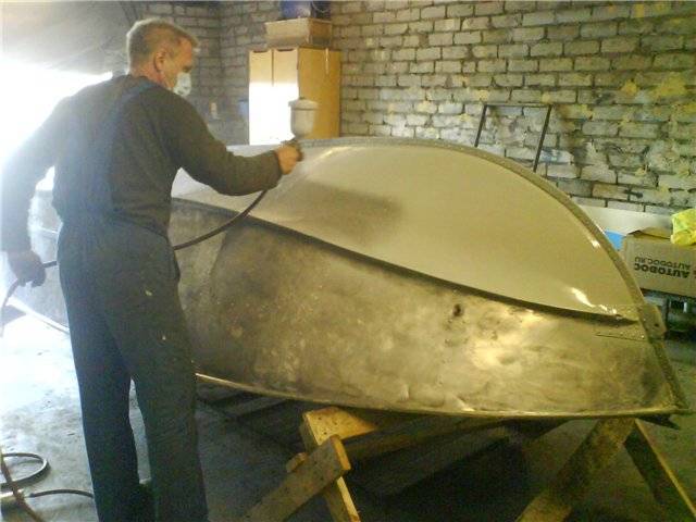 Покраска алюминиевой лодки: топ-5 видов и как выбрать, правила нанесения