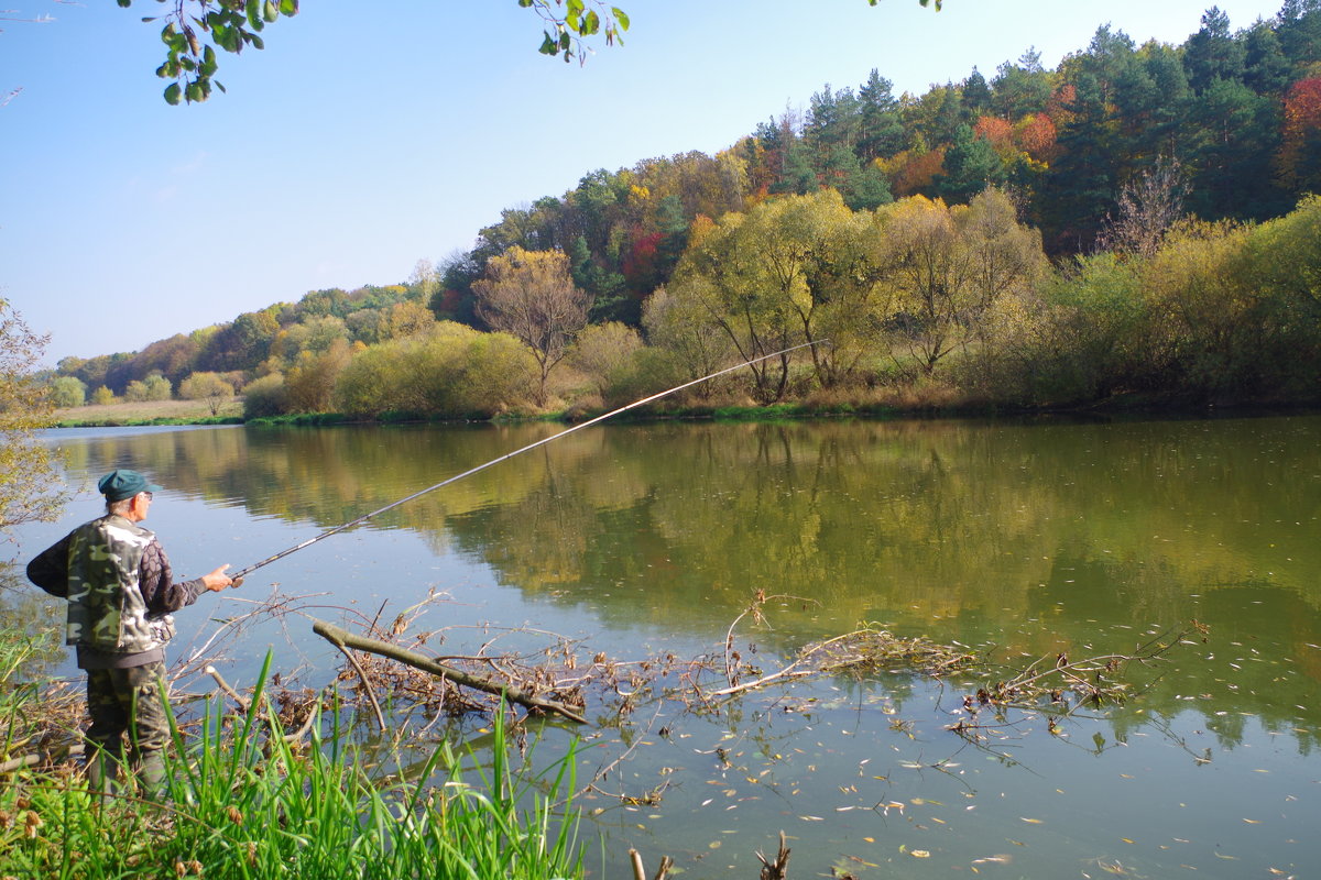 Ловля осенней щуки на малой реке спиннингом в октябре